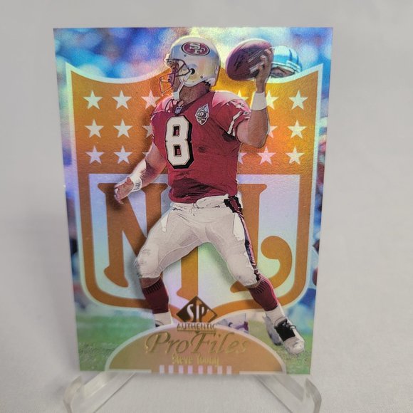 Steve Young 1997 SP Authentic Profiles #P32 49'S - Picture 3 of 3